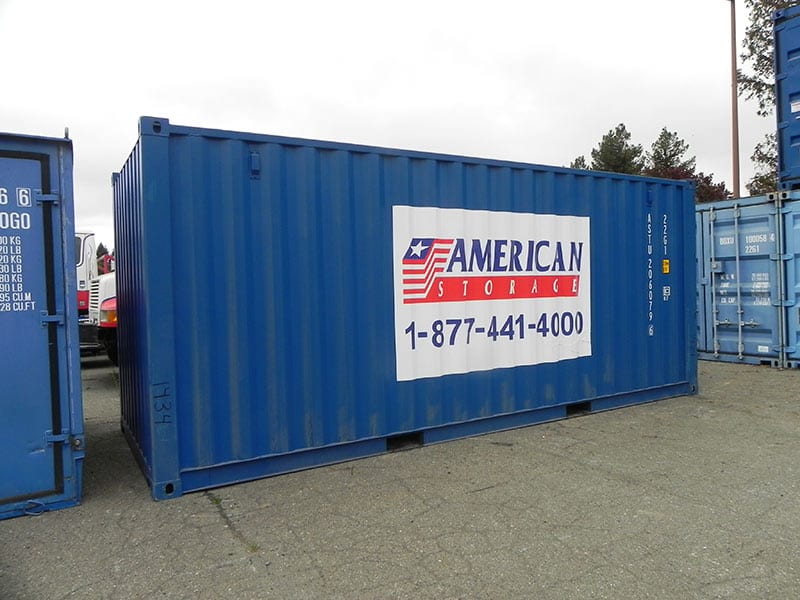 American Storage 8x20 storage container